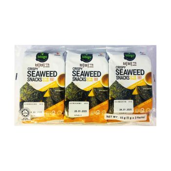 Crispy Seaweed Snacks Sesame 5gx3