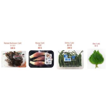 Vegetable set for TEMPURA